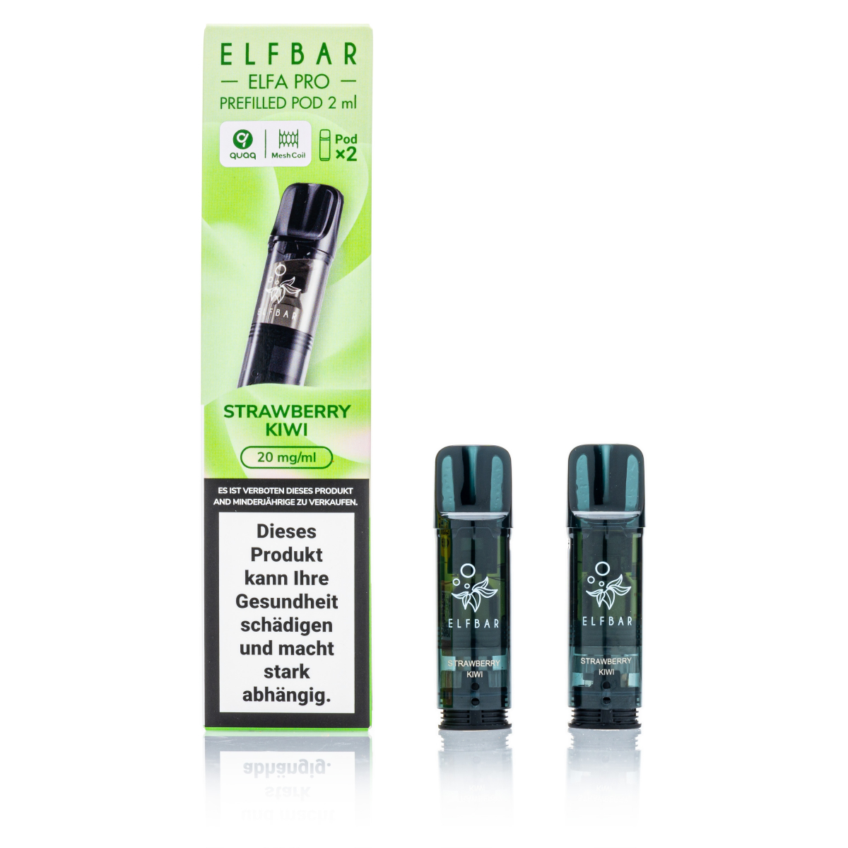 ELFBAR ELFA Pro - Strawberry Kiwi - 2ml Pods / 2 Stück