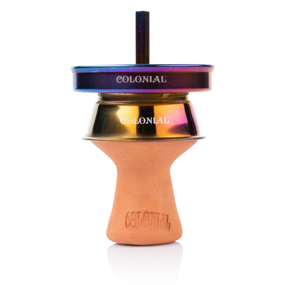 Colonial Kaminaufsatz Set mit Tonkopf