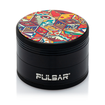 Pulsar - Design Serie Metall Grinder - Symbolic Tiles - 63mm