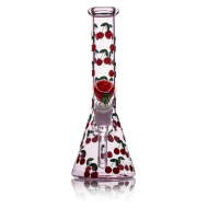 Life Is A Bowl Of Cherries - Beaker Bong - 14mm F / Pink