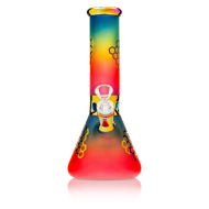 Rainbow Honeycomb - Beaker Bong - 14mm F
