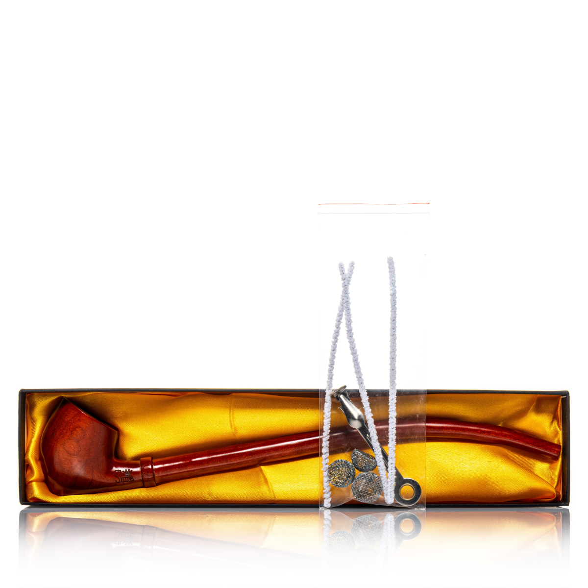 Pulsar - Shire Pipe Churchwarden Tomahawk - 33cm / Kirschholz Pfeife