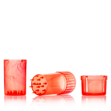 Medtainer Storage Container / Grinder - Transparent Rot