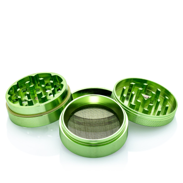 Black Leaf Alu-Mühle 4-tlg. - 50mm - Grün