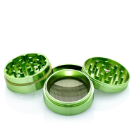 Black Leaf Alu-Mühle 4-tlg. - 50mm - Grün