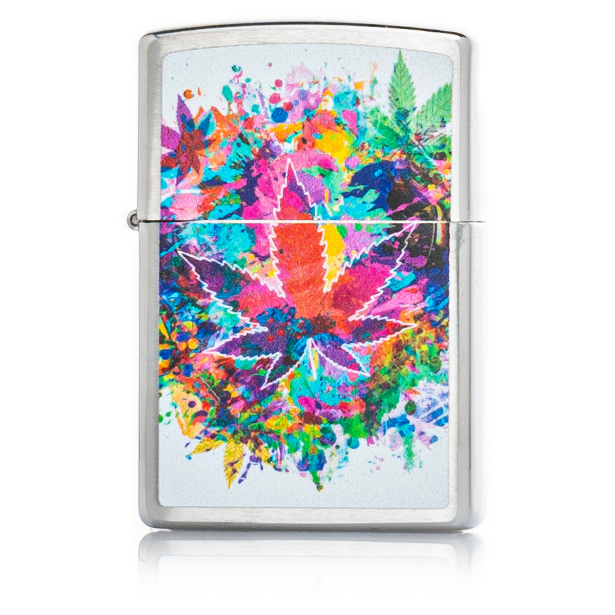 Zippo Colourful Cannabis