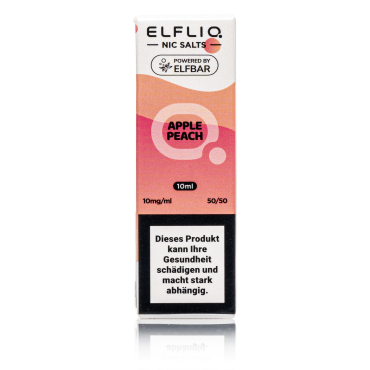 ELFBAR ELFLIQ - Apple Peach - 10mg / 10ml