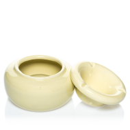 Fujima Marokko Keramik Aschenbecher - White Pearl