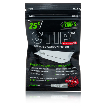 CTIP Aktivkohlefilter konisch - 25 Stück