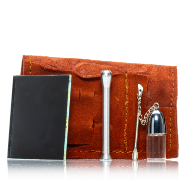 Zieh-Set Leder Braun