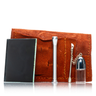 Zieh-Set Leder Braun