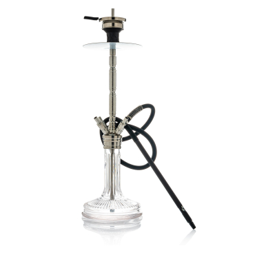 WD Hookah - Edelstahl Shisha Set F40-10 - Clear