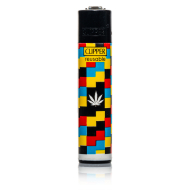 Clipper Feuerzeug - Optical Weed - 1/4