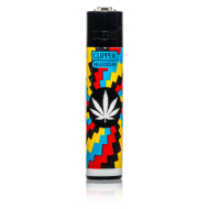 Clipper Feuerzeug - Optical Weed - 3/4