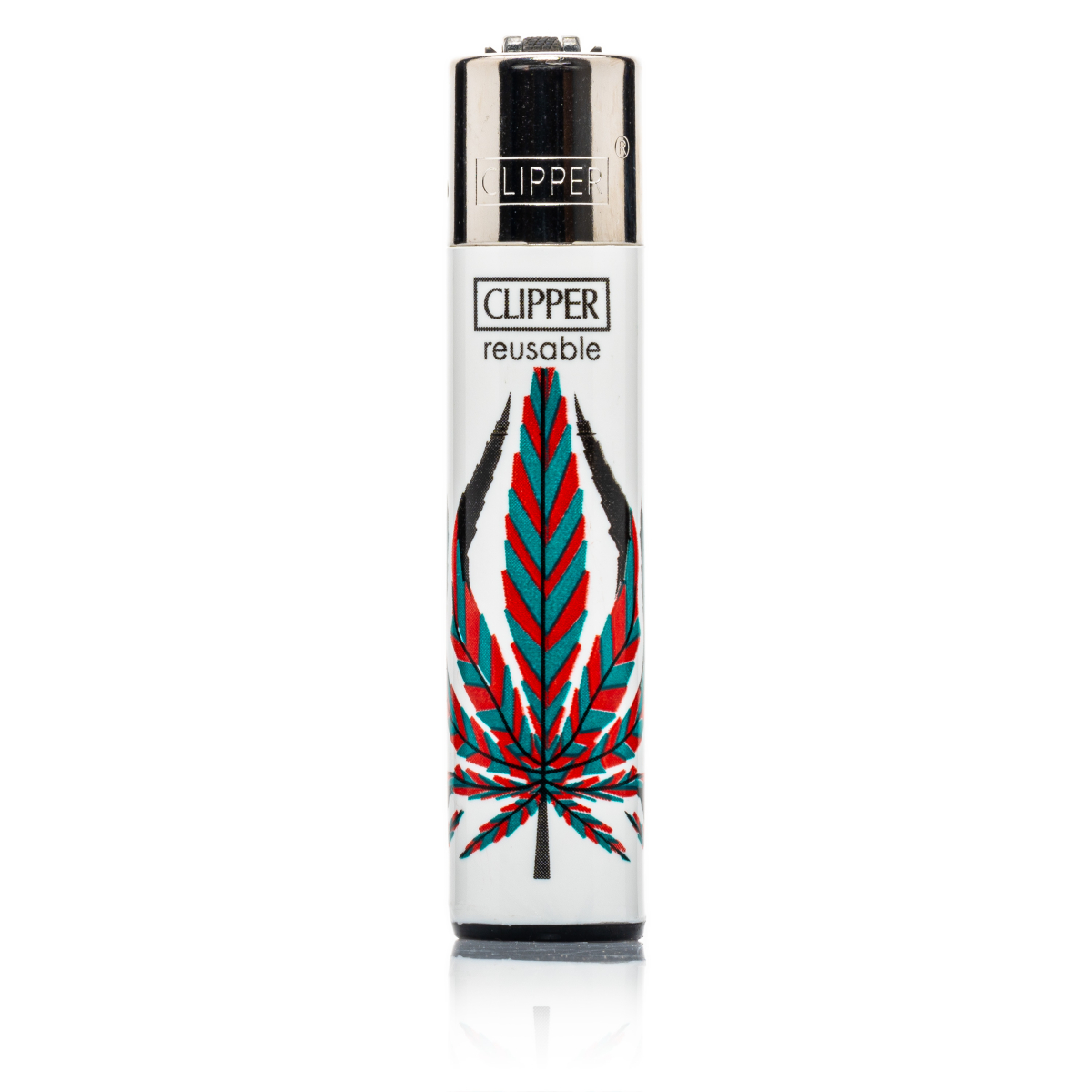 Clipper Feuerzeug - Neon Leaves 4 - 4/4