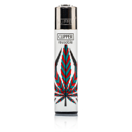 Clipper Feuerzeug - Neon Leaves 4 - 4/4