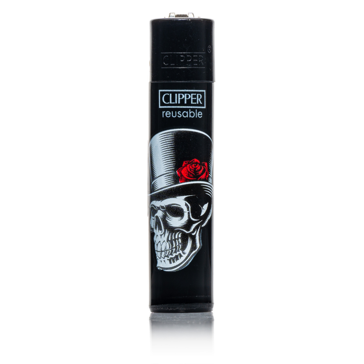 Clipper Feuerzeug - Skulls Heads 1 - 1/4