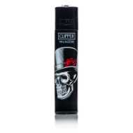 Clipper Feuerzeug - Skulls Heads 1 - 1/4