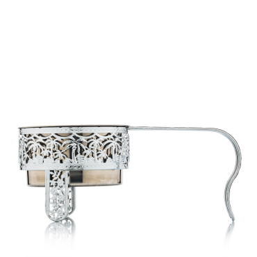 AO - Kohlekorb Arabesk - Silber