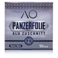 AO - Panzerfolie Alu - 15 x 15cm
