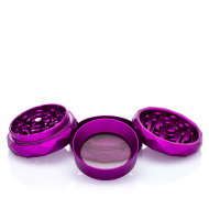 NV - Pyramid Grinder - 4-teilig D:63mm - Violett