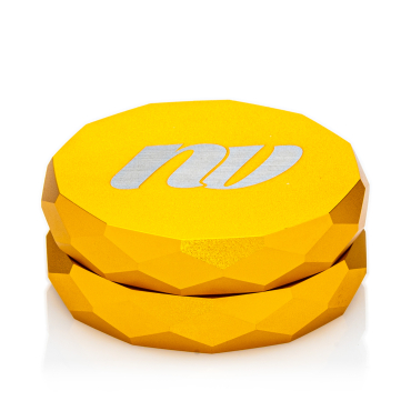 NV - Pyramid Grinder - 2-teilig D:63mm - Gold