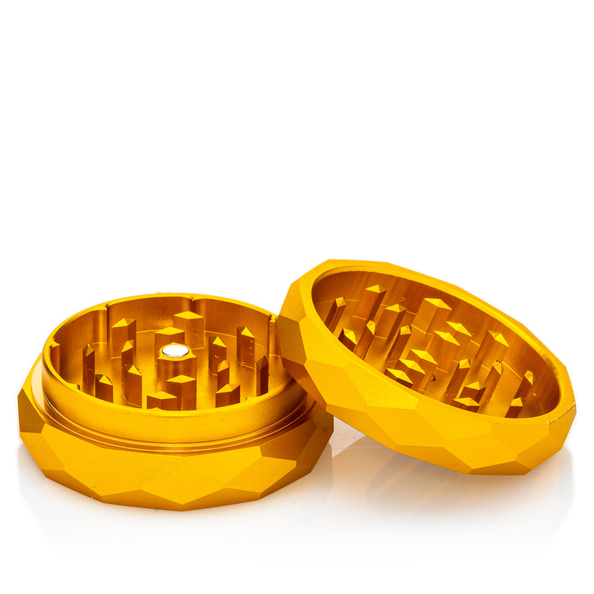 NV - Pyramid Grinder - 2-teilig D:63mm - Gold