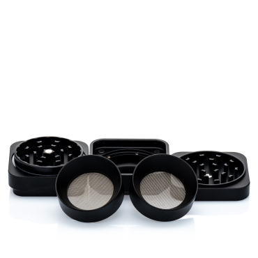 Steezy 4+1 Grinder - 63mm - Black Beauty