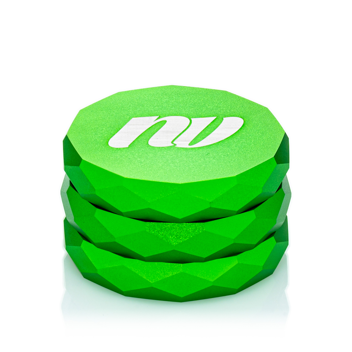 NV - Pyramid Grinder - 4-teilig D:63mm - Grün