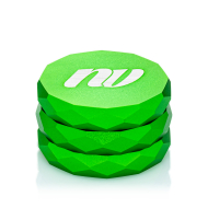 NV - Pyramid Grinder - 4-teilig D:63mm - Grün