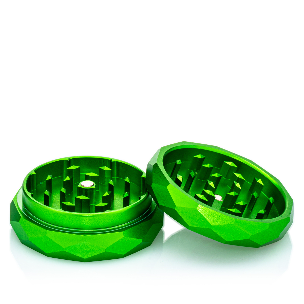 NV - Pyramid Grinder - 2-teilig D:63mm - Grün