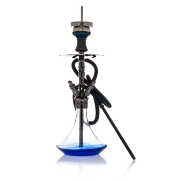 Kaya Shisha - 480CC INOX Giza Gunmetal 4S - Blueground
