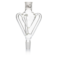 AO - Glas Molassefänger  - 18/8 3-Arm Clear