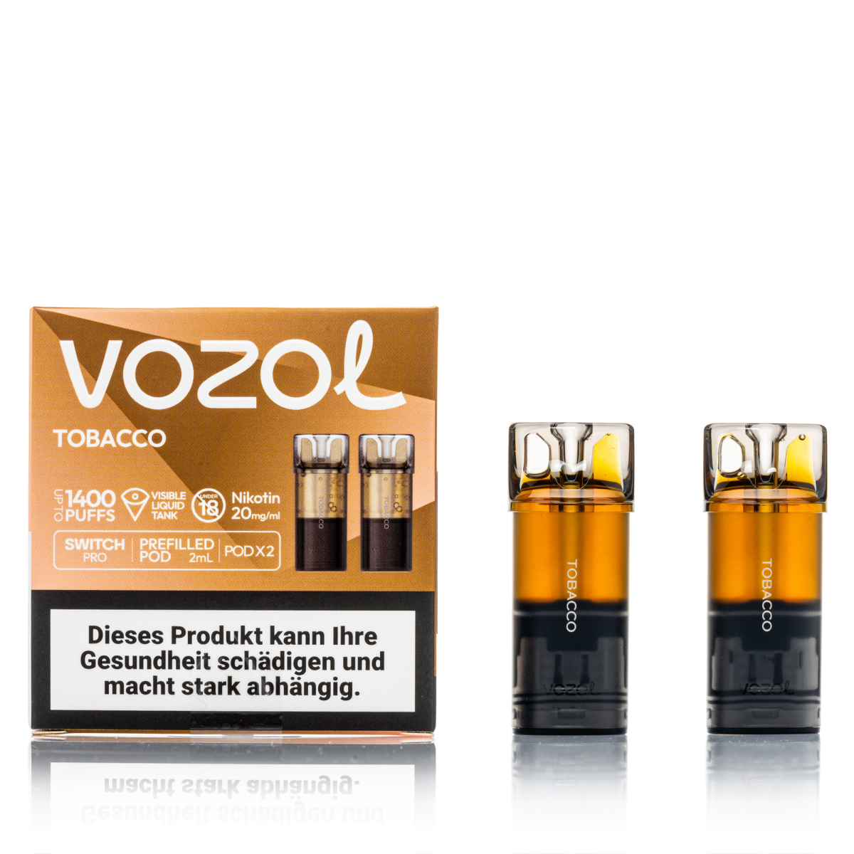 VOZOL Switch 700 Pro Pod - Tobacco - 20mg
