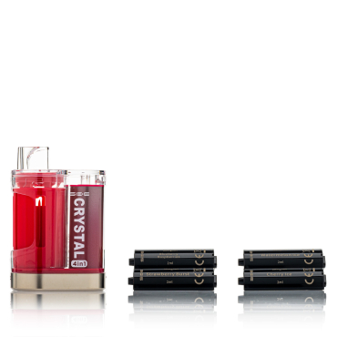 SKE Crystal - 4 in 1 Pod Kit 2400 - Red Edition mit 4 Pods mixed