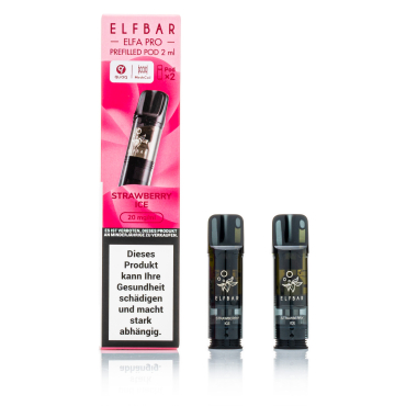 ELFBAR ELFA Pro - Strawberry ICE - 2ml Pods / 20mg / 2 Stück