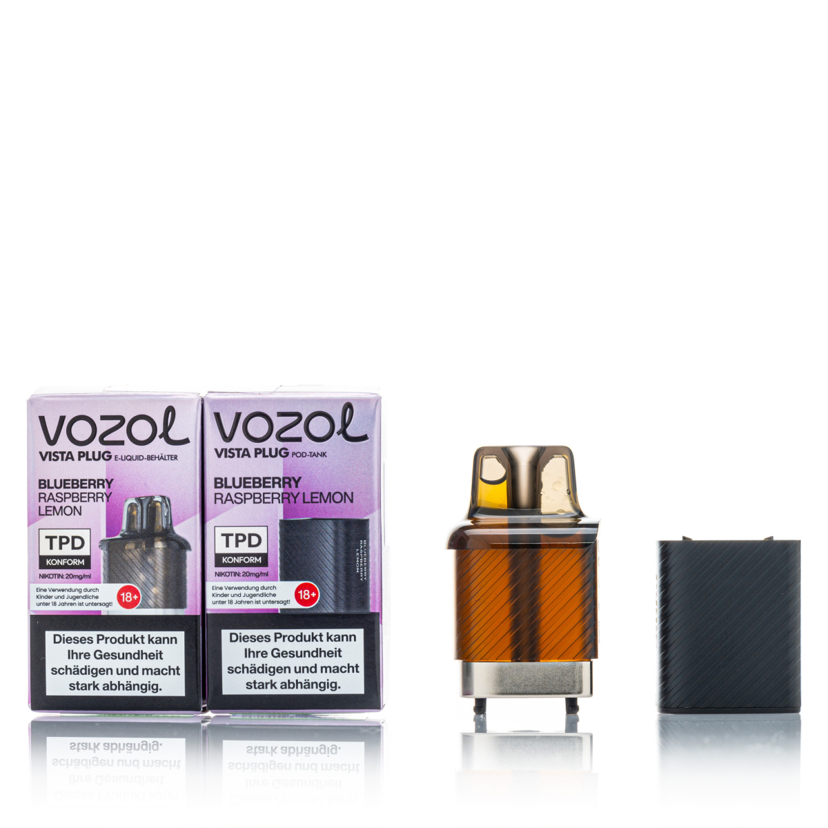 Vozol Vista Plug Liquid Pod - Blueberry Raspberry Lemon - 20mg