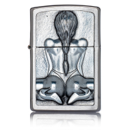 Zippo Kneeing Girl Emblem