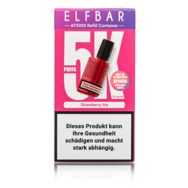 ELFBAR AF5000 Nachfüllbehälter - Strawberry ICE