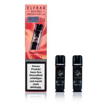 ELFBAR ELFA Pro - Cherry Cola - 2ml Pods / 20mg / 2 Stück