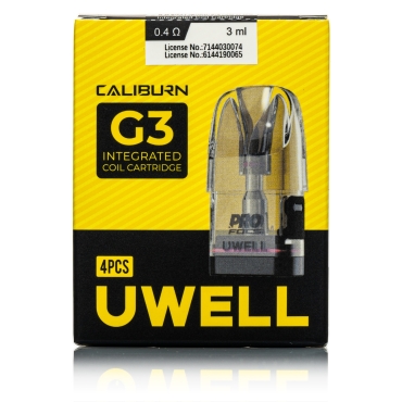 4 x Uwell Caliburn G3 Pod