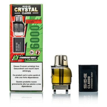 SKE Crystal CL6000 - Refill - Strawberry Burst