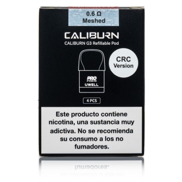 Uwell - Caliburn G3 Pod Top-Fill 0.6 Ohm 4 Stück