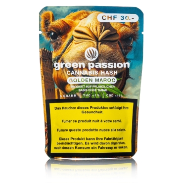 Green Passion CBD Hash - Golden Maroc - 5g