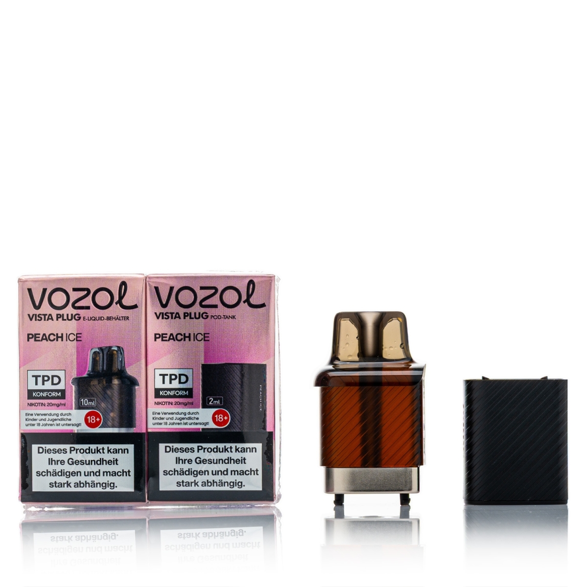 Vozol Vista Plug Liquid Pod - Peach ICE - 20mg
