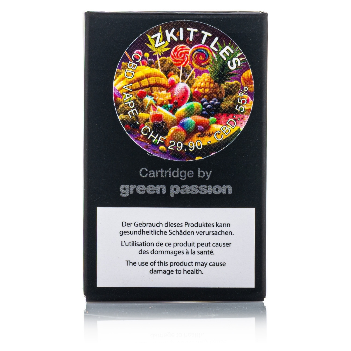 Green Passion - CBD Cartridge 1ml - Zkittles