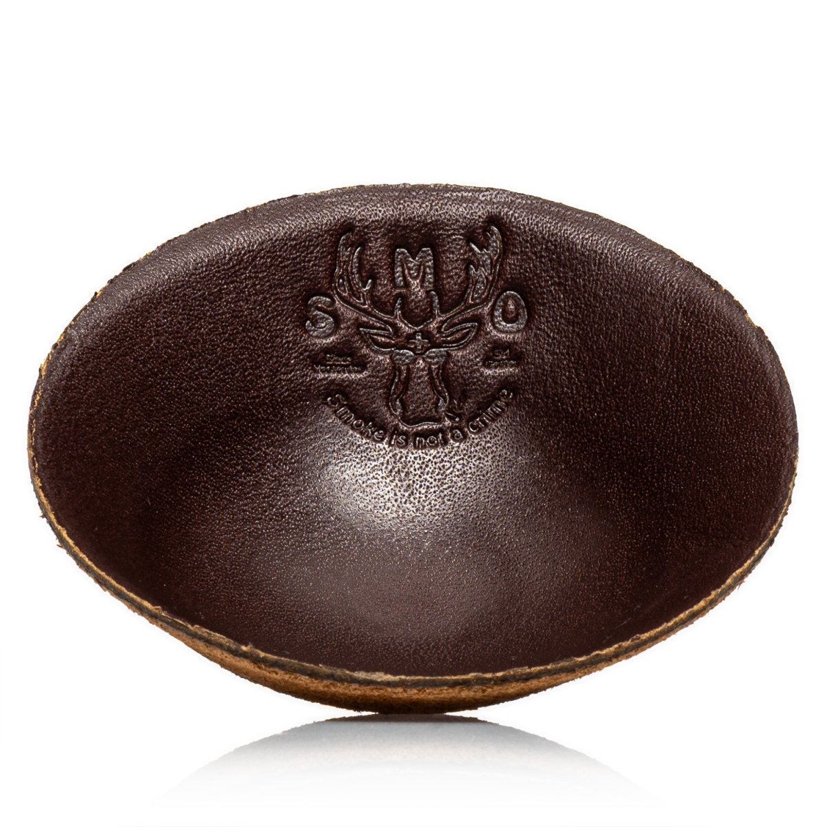 SMO Lederschale Dunkelbraun