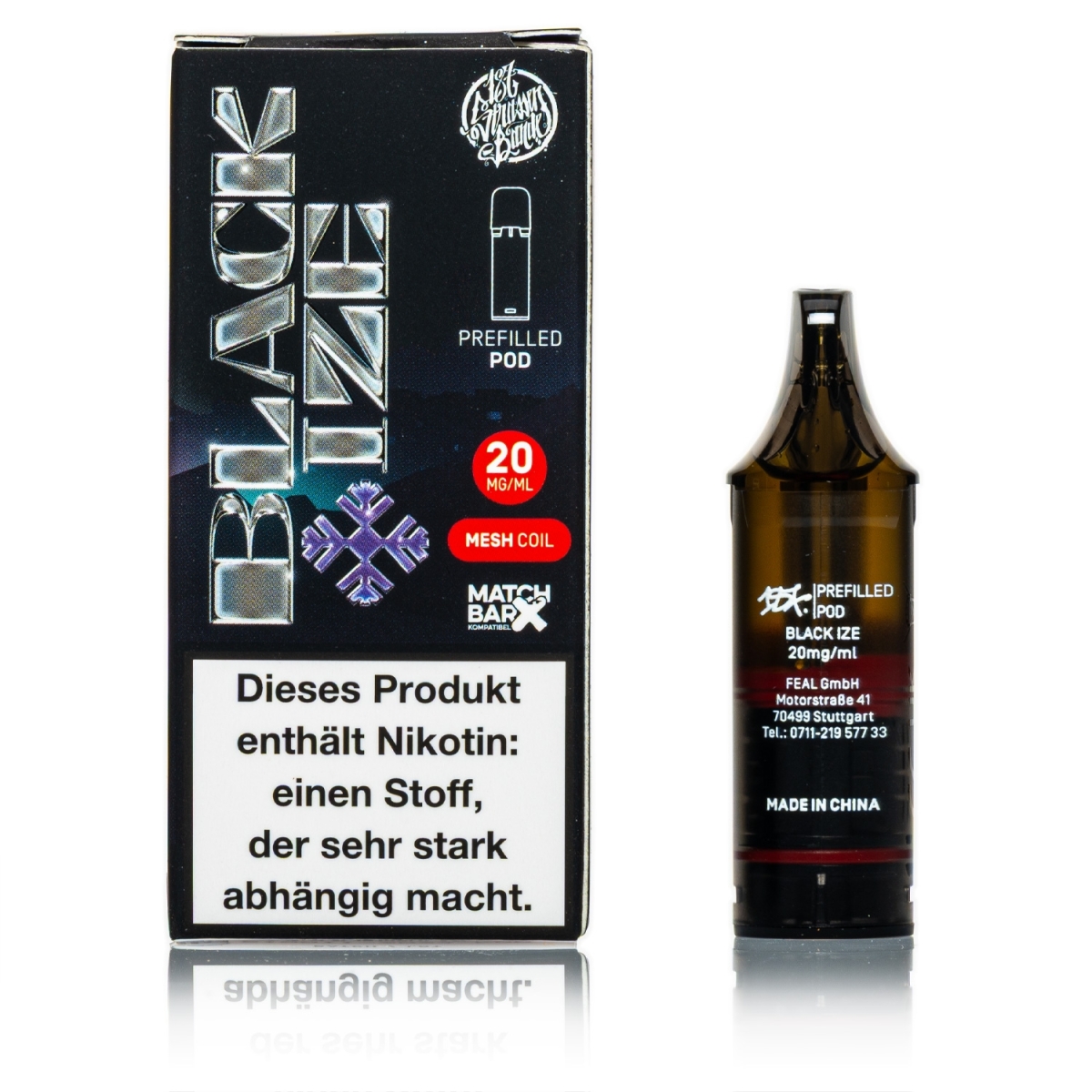 187 - Black Ize - 2ml Pod / 20mg / 1 Stück