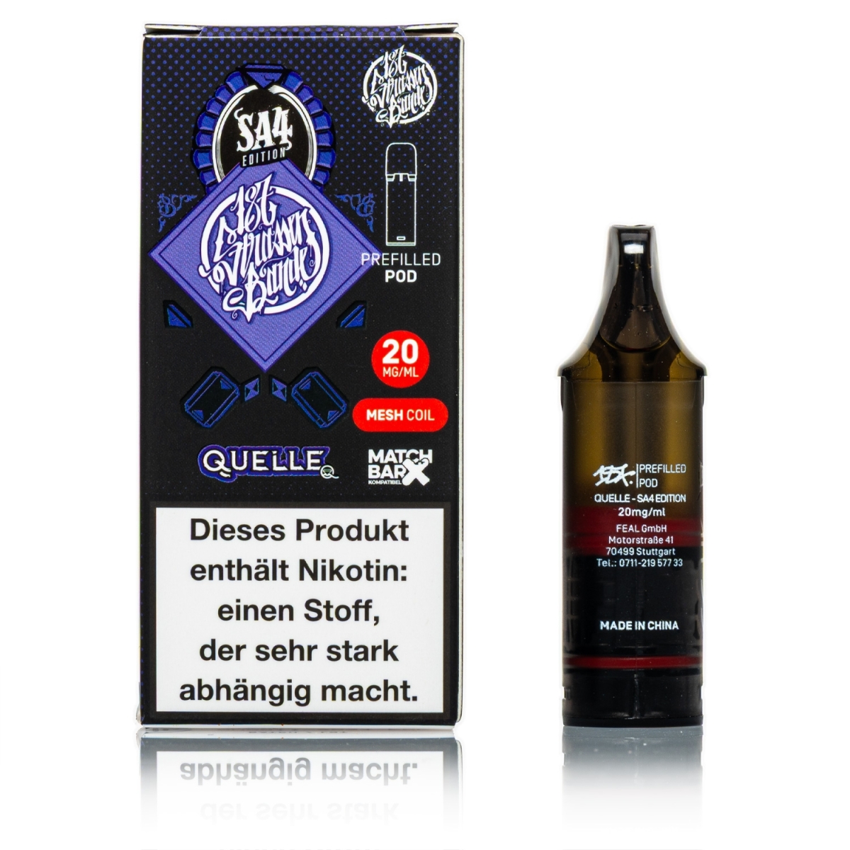187 - Quelle - 2ml Pod / 20mg / 1 Stück