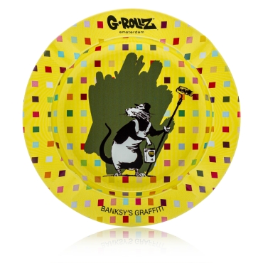G-Rollz - Aschenbecher - Banksy's Graffiti Rat Cover Up